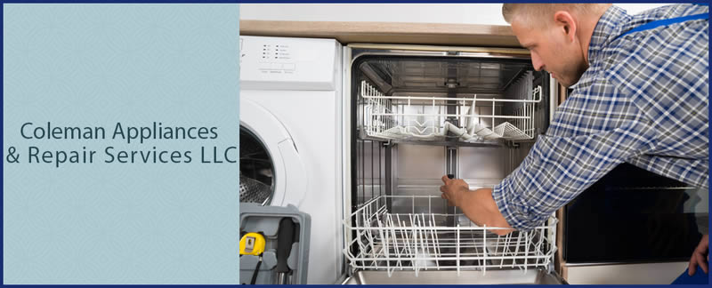 man fixing the dishwasher